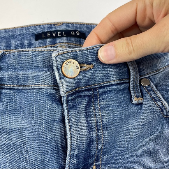 Level 99 Water Blue Skinny Denim Jeans Women 27 Casual - Picture 7 of 8